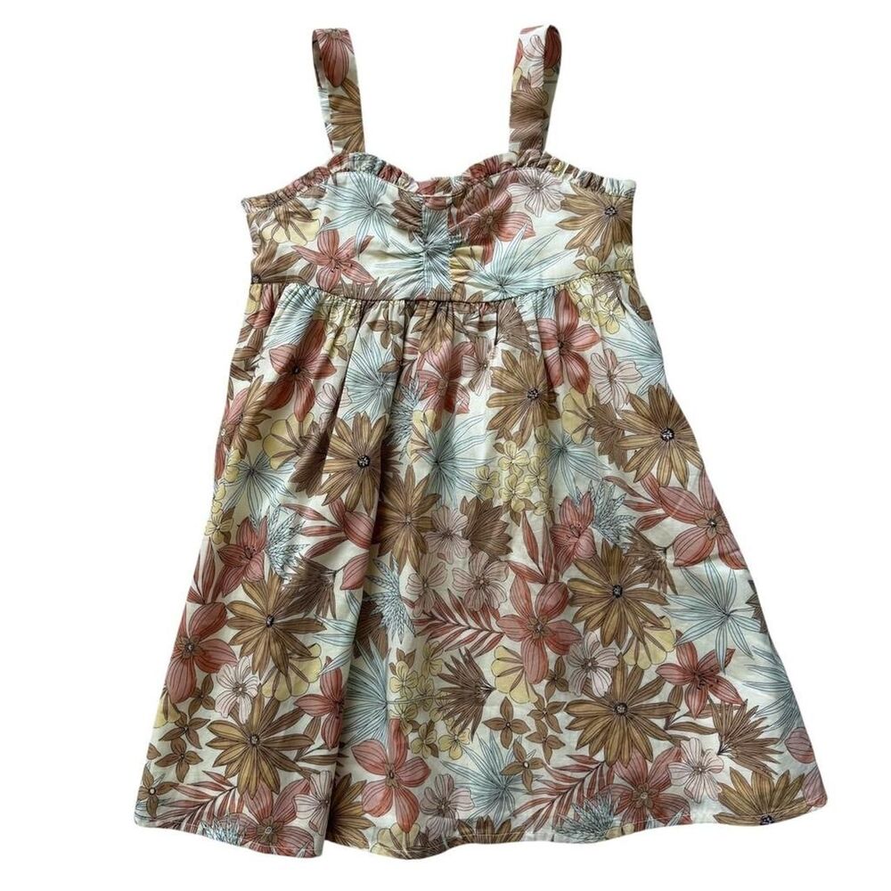 Janie and Jack Floral Sweetheart Ruffle Dress Size 5 NWT